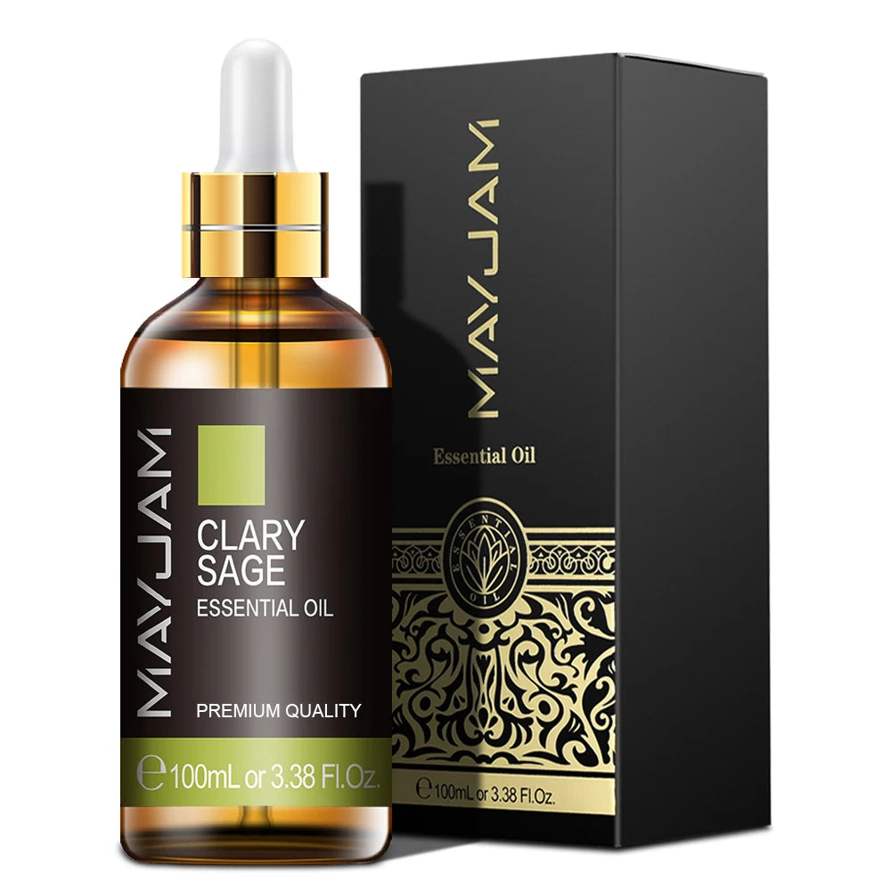 100ml with Dropper Myrrh Camphor Fennel Juniper Pure Natural Aromatherapy Essential Oil Refreshing Up Brain