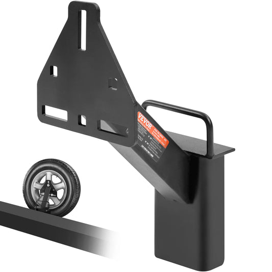 SucceBuy 160lbs Spare Tire Carrier Trailer Tire Mount Utility Accessories Fits Most 4 5 6 8 Lugs Wheels on 4" 5" 6"Bolt Patterns