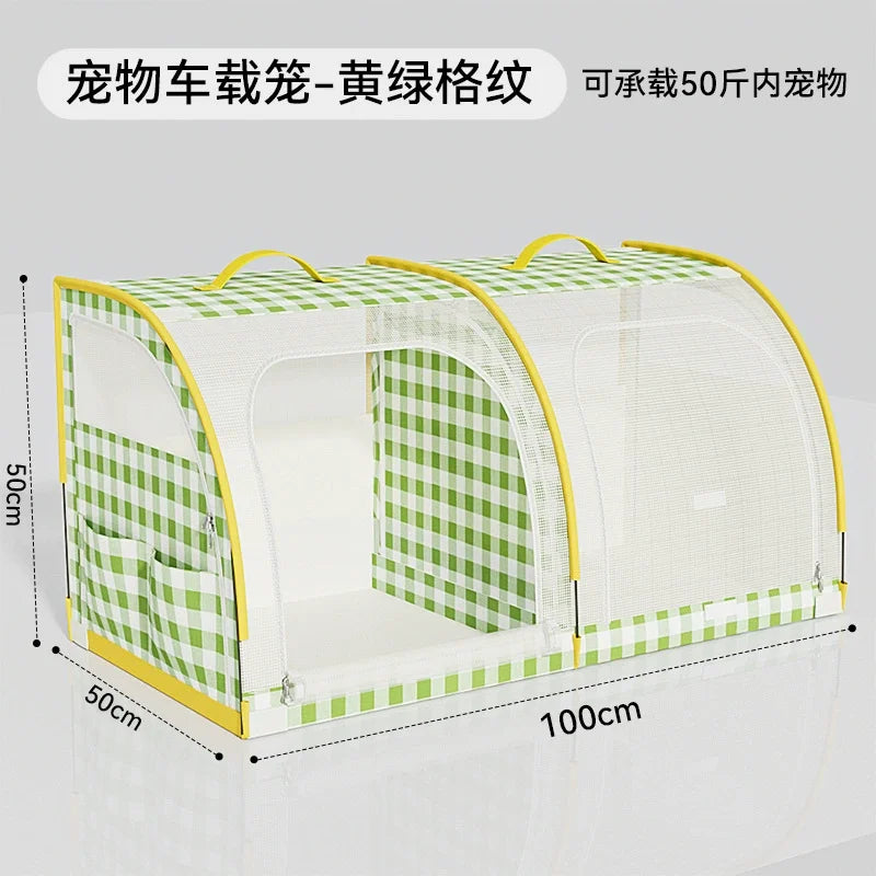 Large Dog Bed Cat Carrier Car Seat Backpack Puppy Covers Car Seats Carrying Travel Novelties Vehicle Accessories Pet Supplies