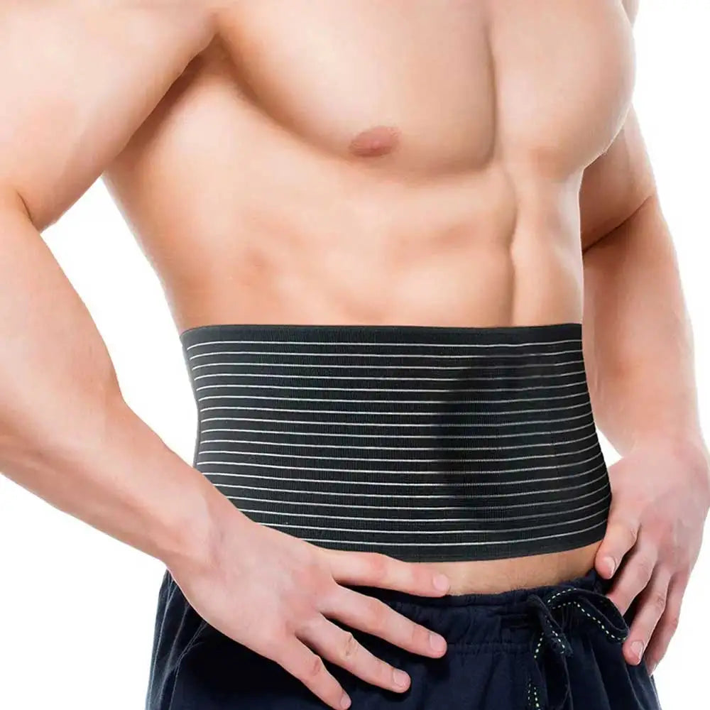 Premium Umbilical Hernia Belt Abdominal Binder with Hernia Support Pad, Navel Ventral Epigastric Incisional Belly Button Hernias