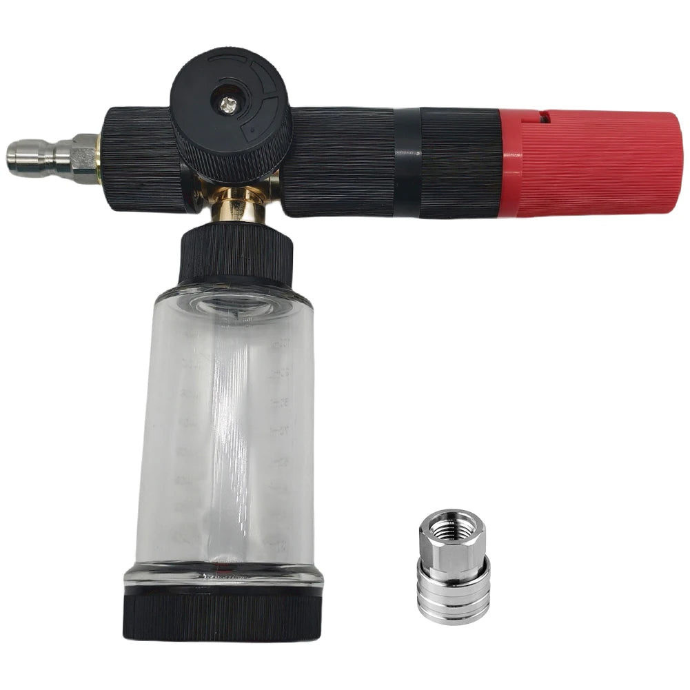 100ml Soap Foam Spray Bottle with 1/4 Inch Quick Connector Car Wash Foam Sprayer Foam Spray Pot for Cleaning Cars SUVs