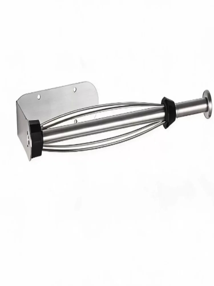 Premium Punch‑Free Stainless Steel Wall Mount Paper Towel Holder, Adhesive No‑Drill Storage Organizer for Bathroom Toilet Tissue