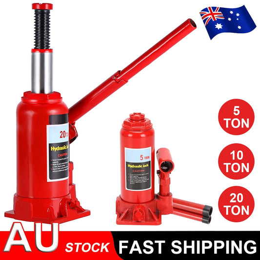 5-20 Ton Hydraulic Bottle Jack Heavy Duty Car Lifter with Safety Valve 4WD Truck