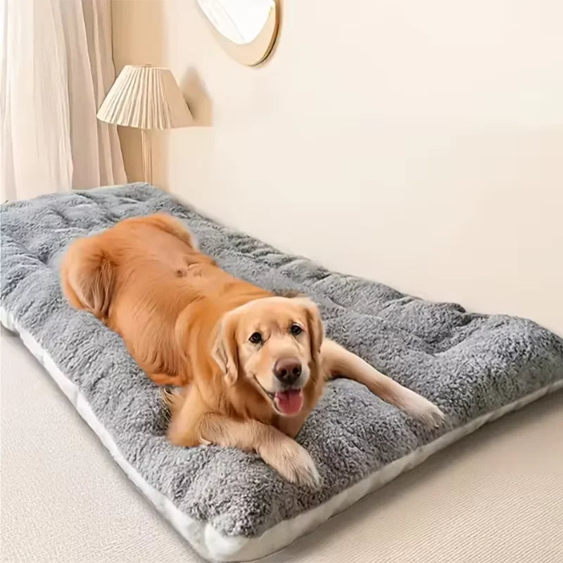 Dog Pet Beds 120*60cm Extra Large Plush Dog Bed Sofa Thickened Super Soft Polyester Pet Mat Dog Crate Mat Bed For Large Dog Bed