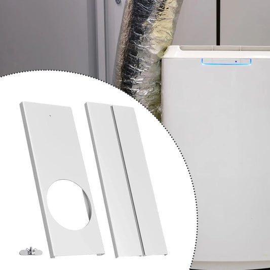 Portable Air Conditioner Window Kit Spare Parts Professional Practical Sturdy Replacement for Exhaust Hose Window Seal Plates
