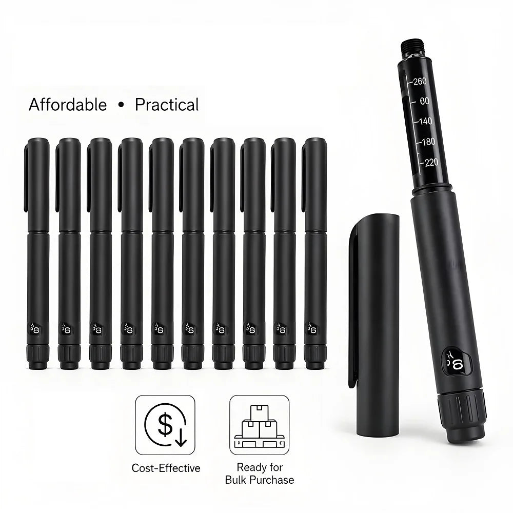 Rotary Push Disposable Sterile Insulin Injection Pens Adjustable Growth Hormone Dosage 60U Magic Beauty Injection Pen