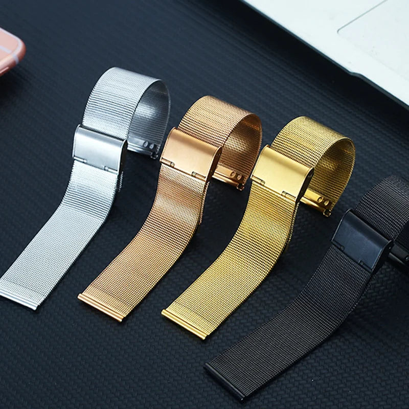 22mm 20mm Stainless Steel Band For Amazfit GTR 47mm 42mm Pace Stratos 2 3 Bip 3 5 6 Bracelet Strap For Amazfit GTR4 3 2/Active 2