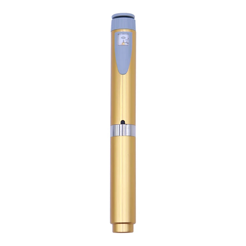 Metal Reusable V2 0-60IU Injection Pen with Pen case Adjustable 3ml Cartridge Injector Pen