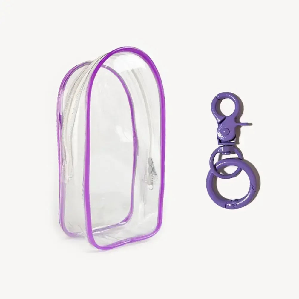 PVC Transparent Protective Case for Skullpanda Labubu Hirono Twinkle Dolls Dustproof Display Bag