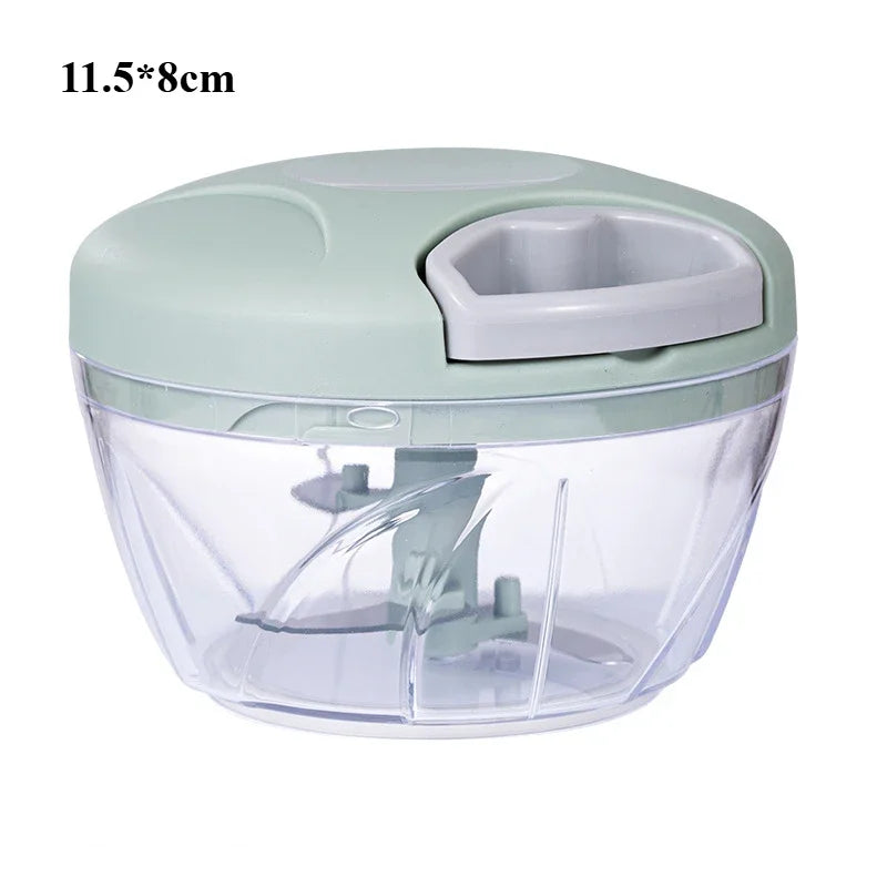 Multi-function Manual Food Chopper Meat Machine Crusher Blender Household Vegetable Chopper Shredder Garlic Cutter Meat Blender