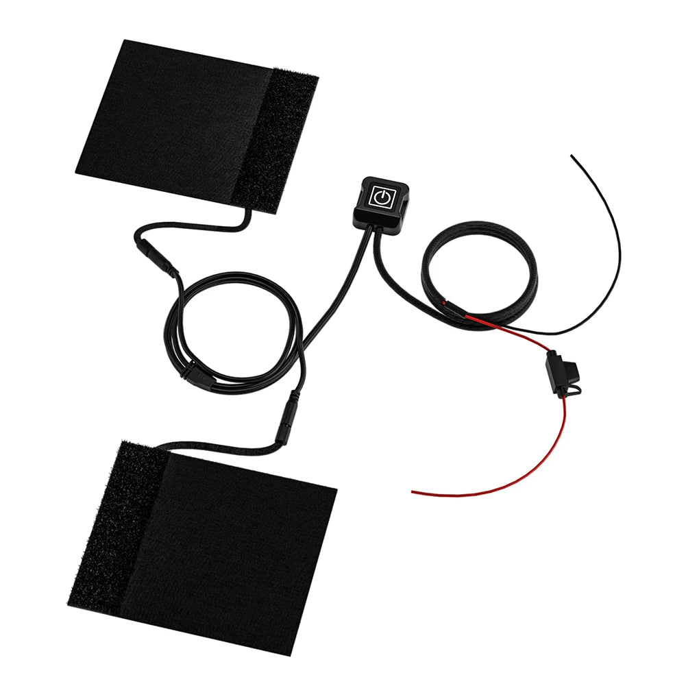 Electric Heated Grip Cover 12V Anti Slip Motorcycle Hand Heated Grips 3 Gear Waterproof Anti Vibration with Switch Hot Handlebar