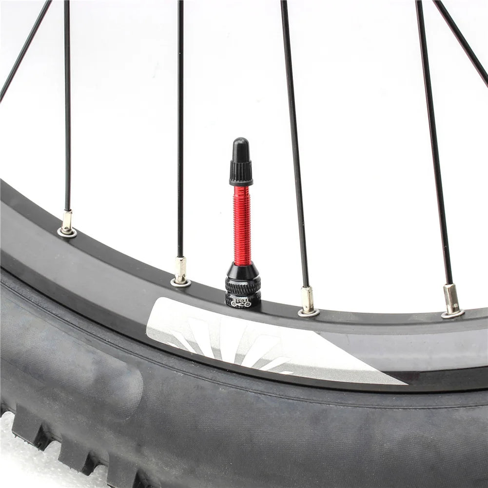 40/60mm  Valve Stem for Road MTB Bicycle Tubeless Tires Brass Core  AluminumAlloy Stem Tubeless Cycling Accessories