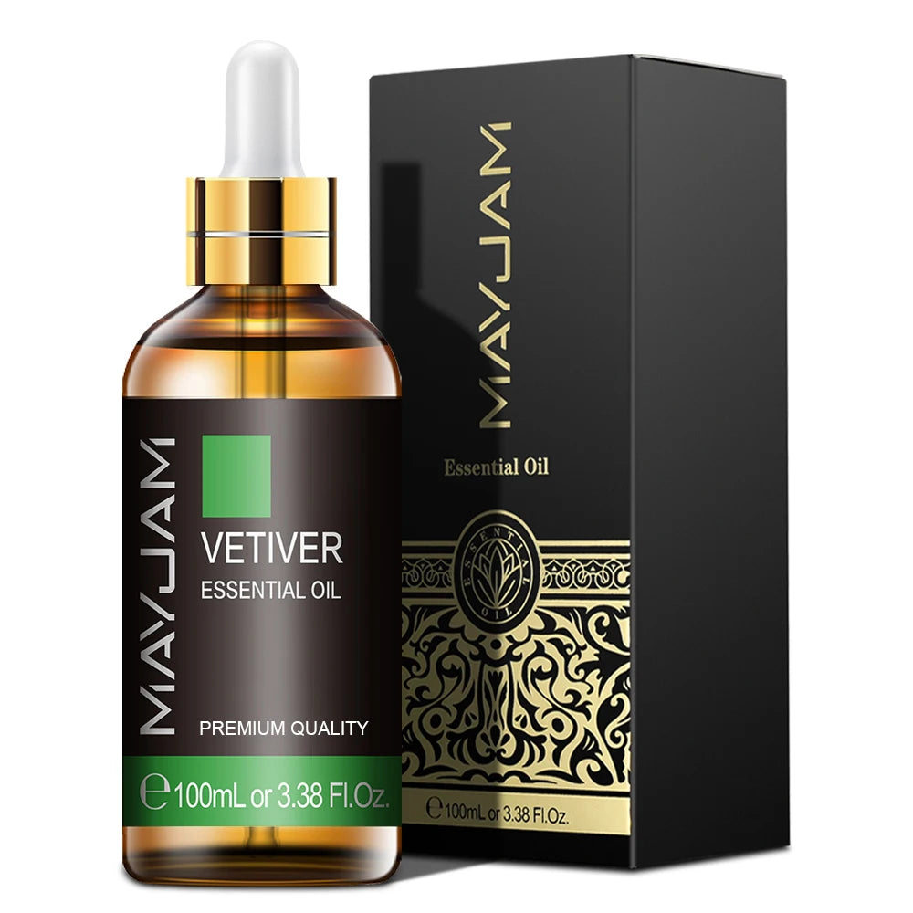 100ml with Dropper Myrrh Camphor Fennel Juniper Pure Natural Aromatherapy Essential Oil Refreshing Up Brain