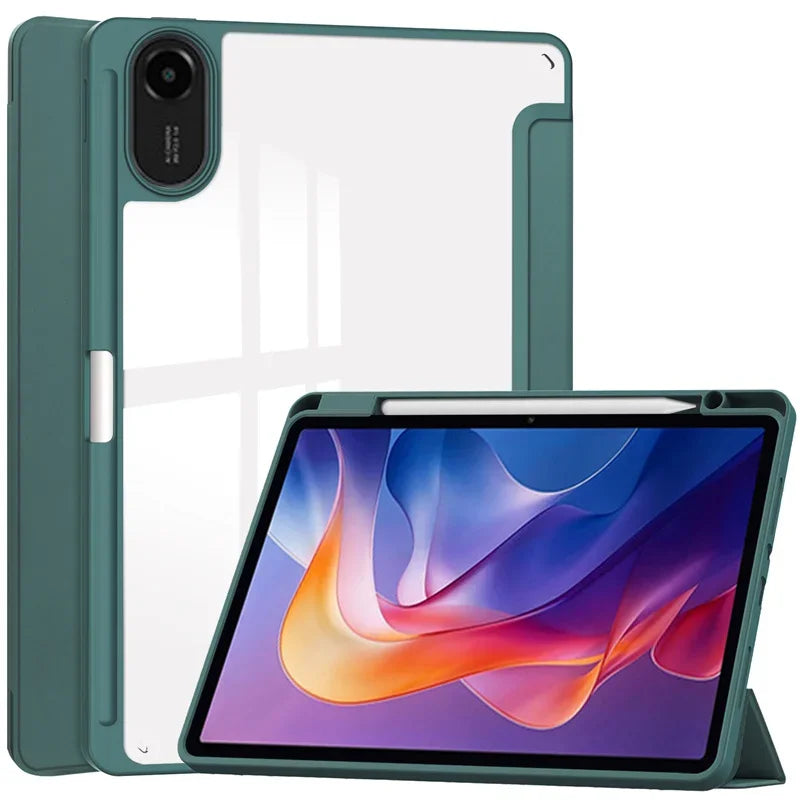 For Redmi Pad 2 Case with Pencil Holder Folding Stand Back Tablet For Coque Xiaomi Redmi Pad 2 2025 Case Cover 11 inch