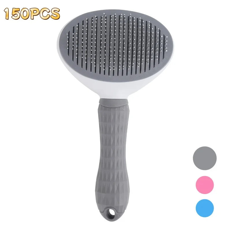 Pet Dog Brush Cat Comb Self Cleaning Pet Hair Remover Brush For Dogs Cats Grooming Tools Pets Dematting Comb Dogs Accessories