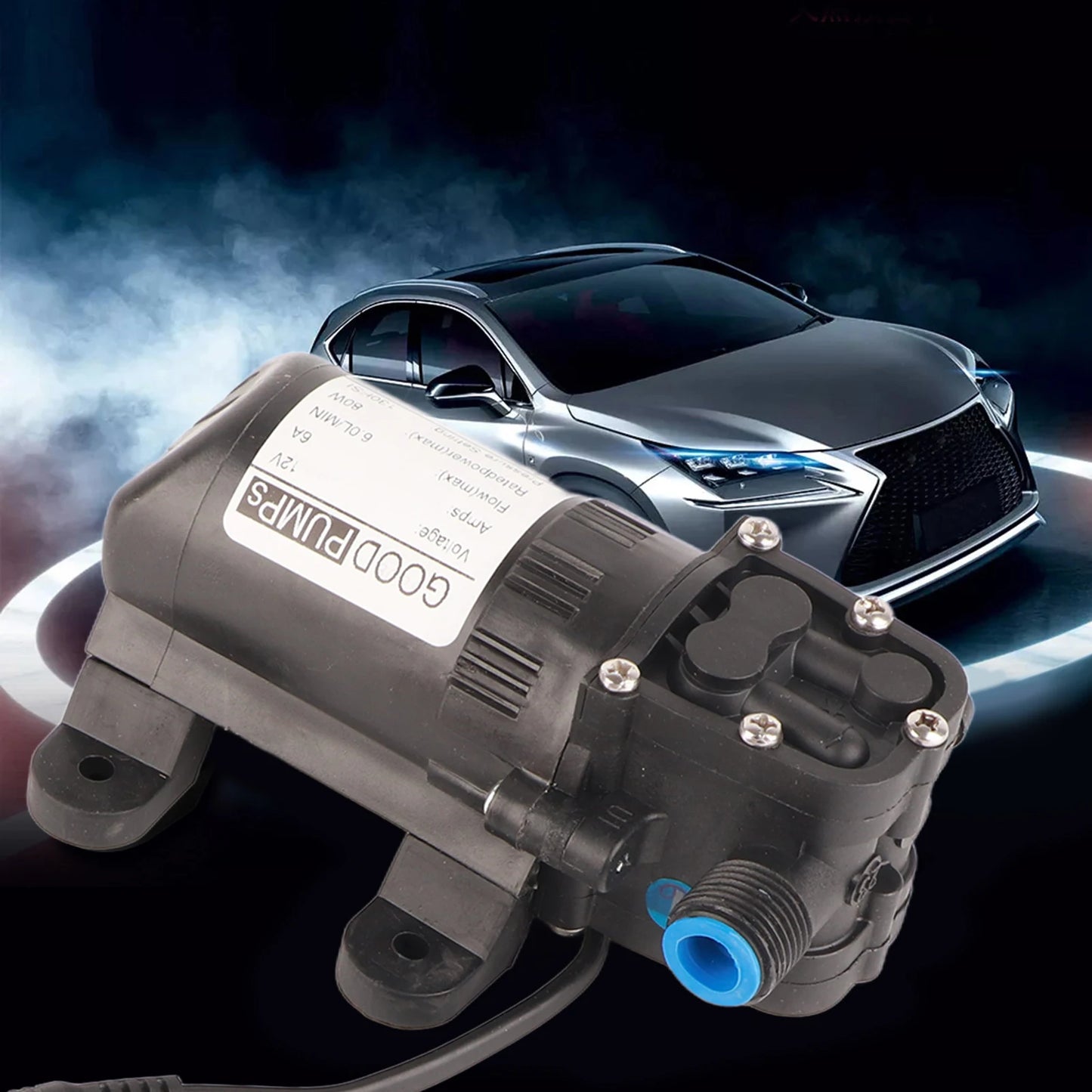 Car Cleaning Machine 12V High Pressure Electric Car Washer Cleaning Machine  Trigger Spray Gun Washing Kit Car Washers