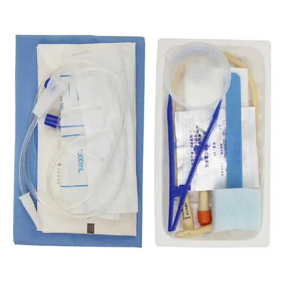 Medical Urethral Catheterization Kit Latex Double-Lumen Foley Catheter Urine Tube Adult Man Women Urine Drainage After Surgery