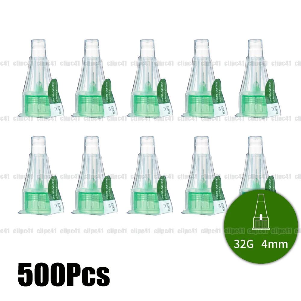In Bulk 100-1000Pcs Insulin Cartridges For Lilly Insulin Injection Pen Individual Packaging Medical Insulin Needle 4mm/6mm/8mm