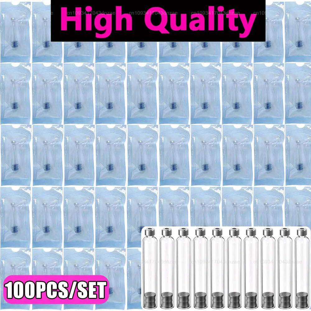 30/50/100pcs Sterile Independent Packaging Insulin Cartridges Cassette Bottle 3ml Disposable Insulin Injection Pen Sleeve