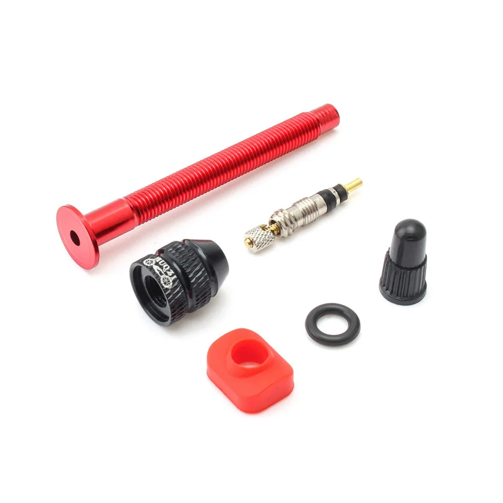 40/60mm  Valve Stem for Road MTB Bicycle Tubeless Tires Brass Core  AluminumAlloy Stem Tubeless Cycling Accessories