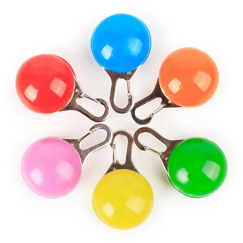 LED Luminous Dog Cat Collar Glowing Pendant Flash Lights Pet Leads Accessories Night Walking Pet Collar Supplies Accessorie