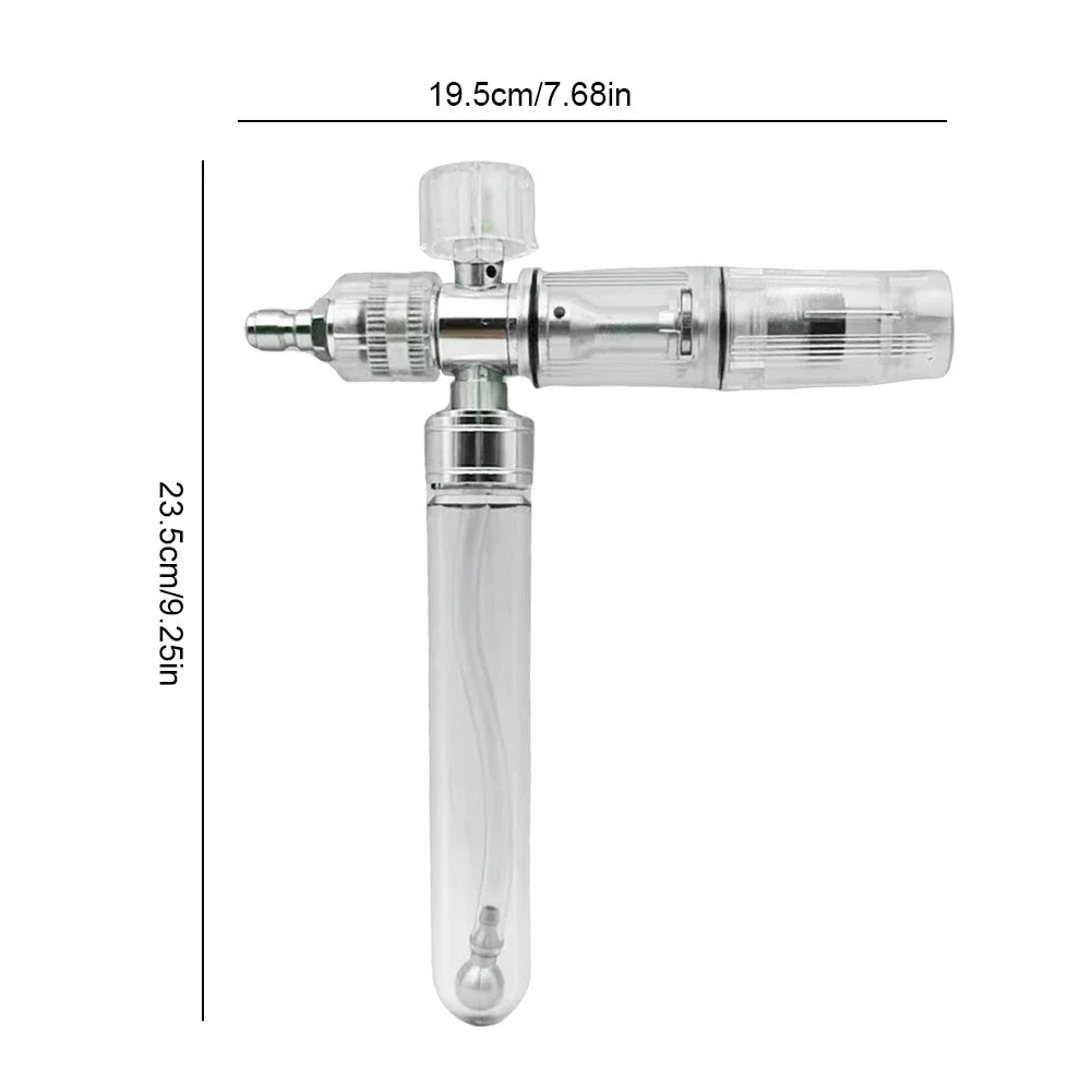 35ml Soap Foam Sprayer With 1/4 Inch Quick Connector 4500psi Pressure Washer Gun Adjustable Car Wash Cleaning Foam Spray Bottle