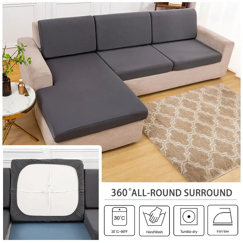Waterproof Sofa Seat Cushion Cover Elastic Protector Sofa Covers Pets Kids Livingroom Cheap Sofas Slipcover Case With Random
