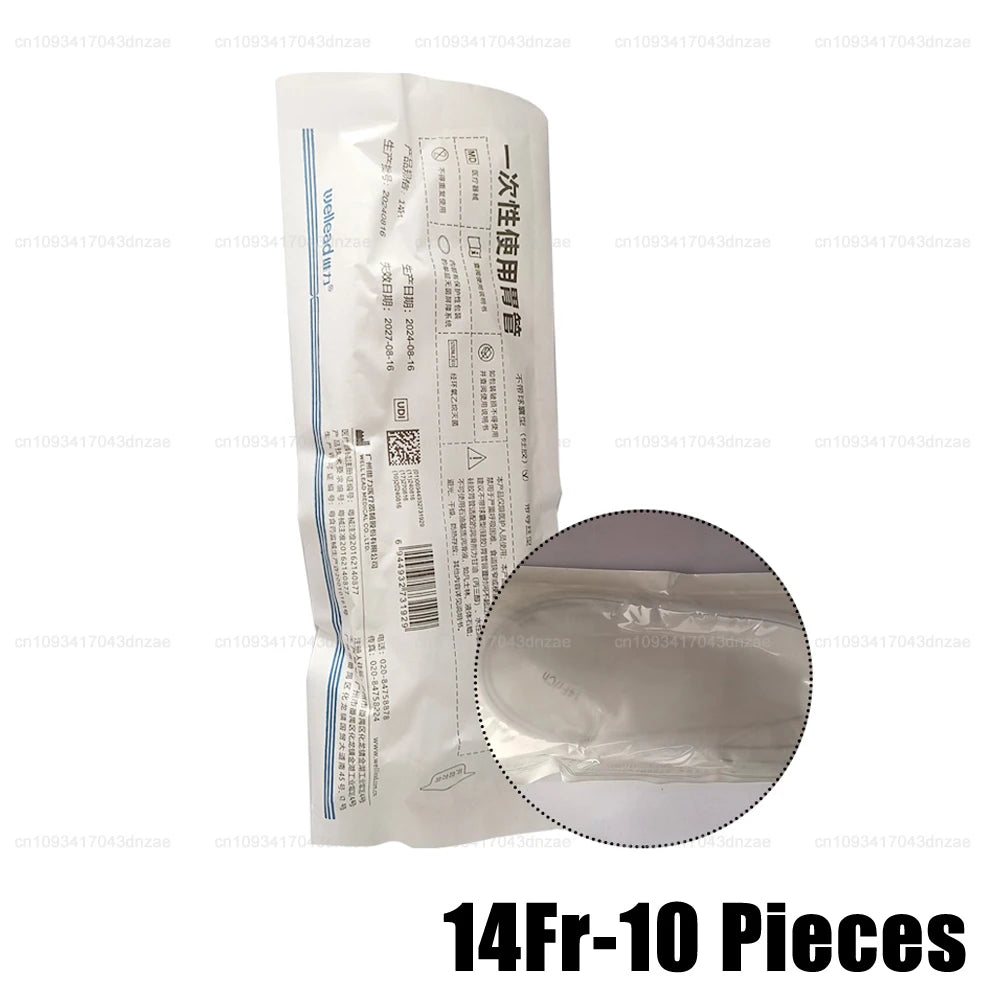 1/10Pcs 120cm Medical Disposable Nasogastric tube High Quality Silicone Stomach Gastric Tube Nasal Feeding Supplies