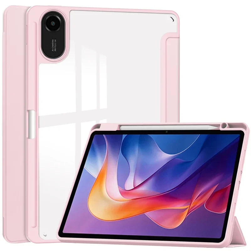 For Redmi Pad 2 Case with Pencil Holder Folding Stand Back Tablet For Coque Xiaomi Redmi Pad 2 2025 Case Cover 11 inch