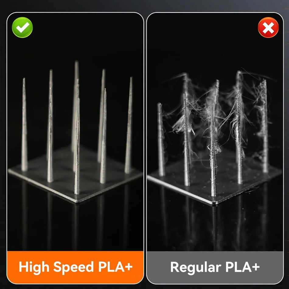 JAYOPLA Plus  Filament 600mm/s 1.75mm High Speed  PLA+ 3D Printer Filament High Flow 3D Printing Mateials Fit Most 3D Printers