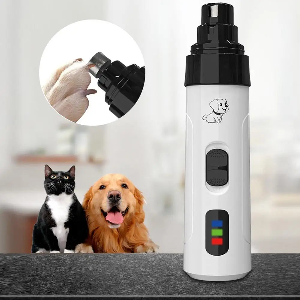 Electric Pet Nail Clippers USB Rechargeable Dog Nail Grinder Portable Small Dog Cat Nail Pet Grooming Tool For Cat Big And Small