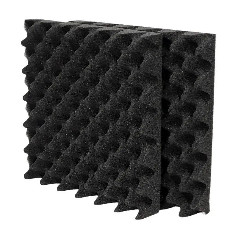 Self-Adhesive Soundproof Foam Panels - Eggcrate Acoustic Wall Stickers for Home Use, KTV, Studios, and Noise Reduction
