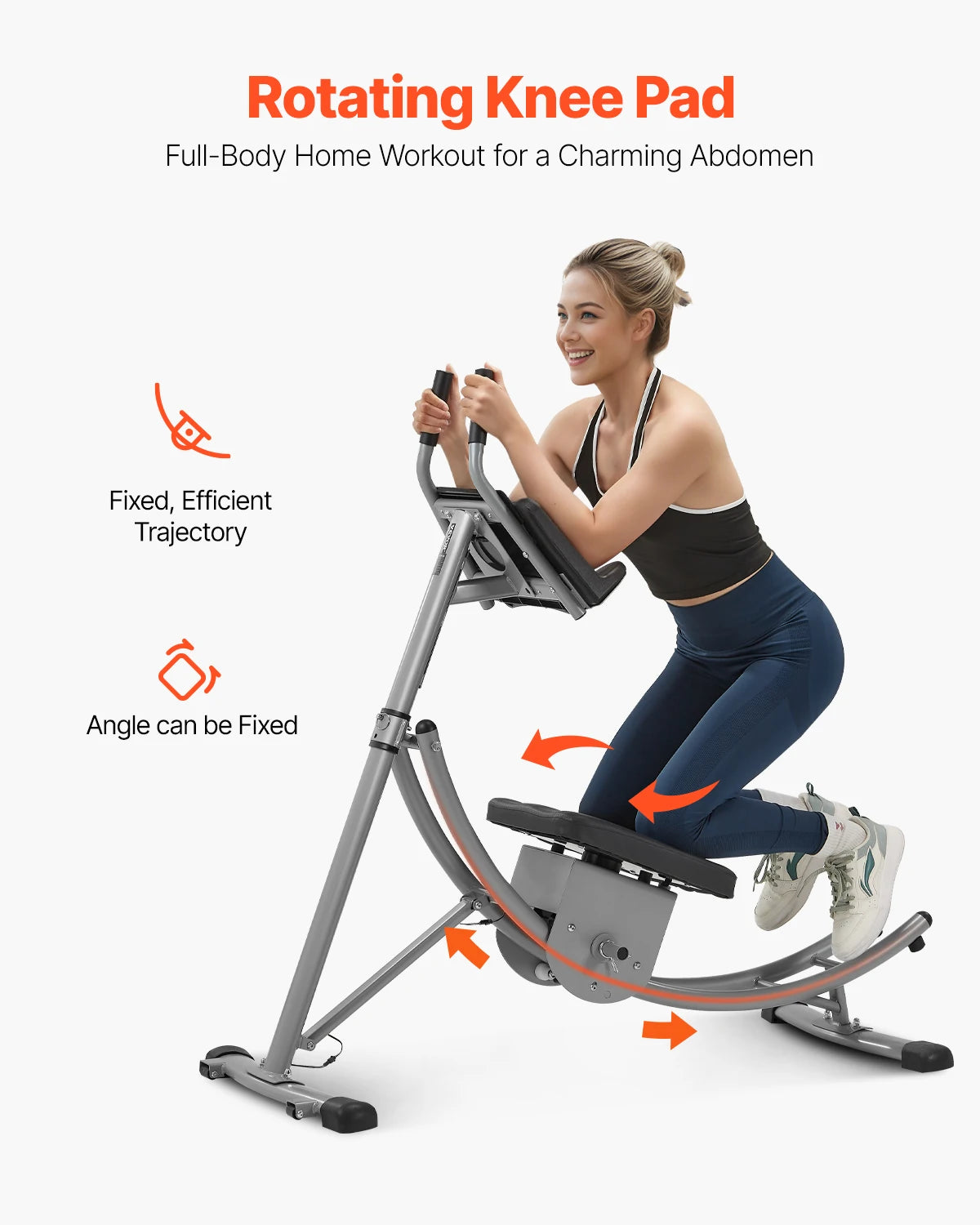 SucceBuy 440lbs AB Workout Machine Ab Workout Equipment at Home Gym Core &Abdominal Trainers Strength Training Fitness Exerciser