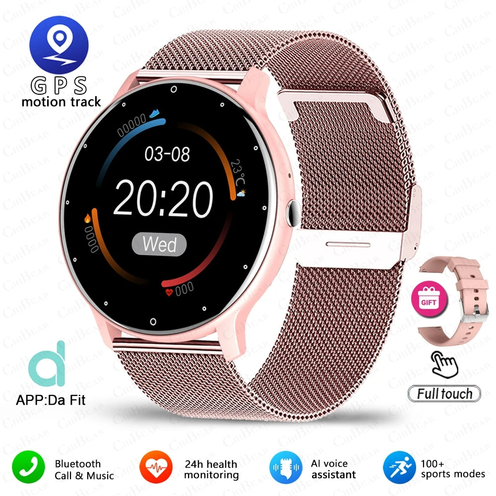 2025 New Bluetooth Call Smart Watch Ultra Light Men's Sports Fitness Waterproof Watch Heart Rate Monitor Full Touch Screen Watch
