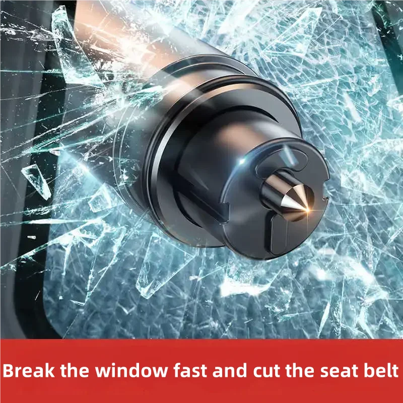 2026 New Window Breaker Seatbelt Cutter Car Gadgets Vehicle Escape Tool Safe Hammer Glass Breaker Life-Saving Emergency Artifact
