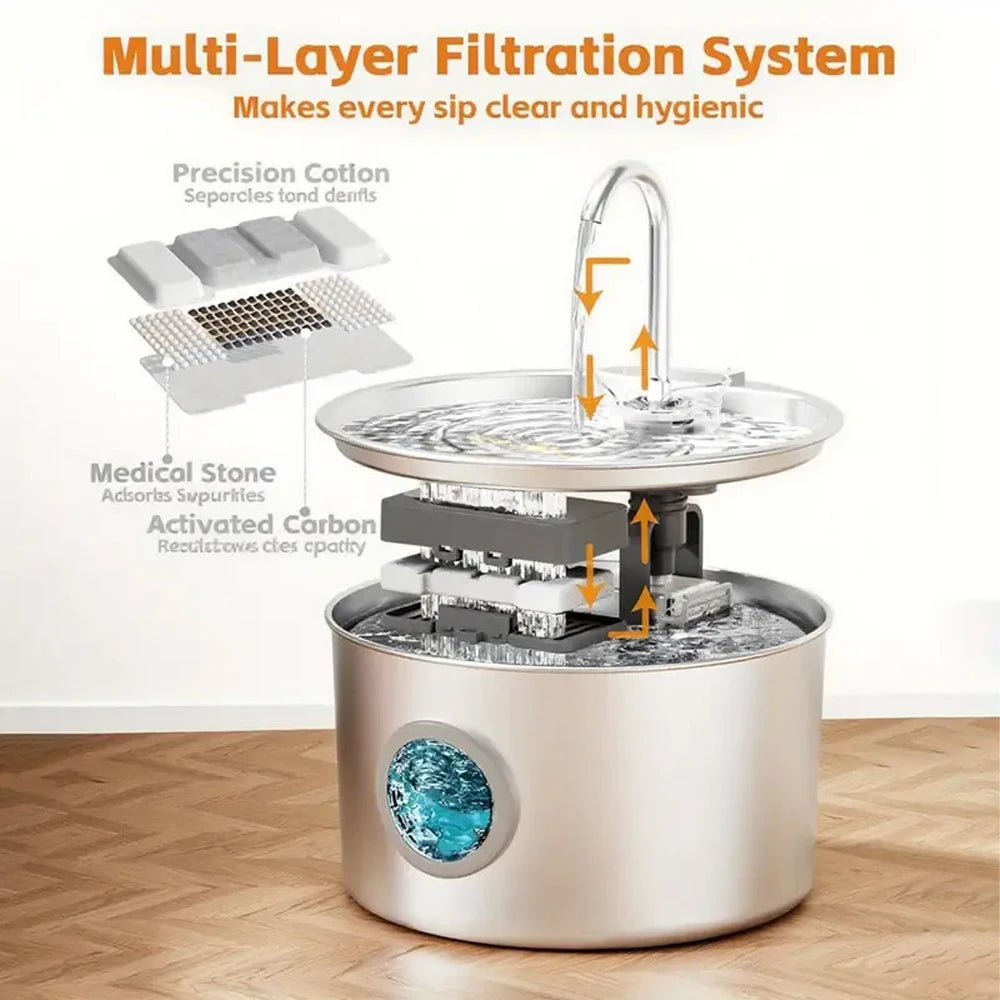 Replacement Activated Carbon Filter Cat Dog Drinking Fountain Replaced Filters for Pet Water Fountain Dispenser Accessorie