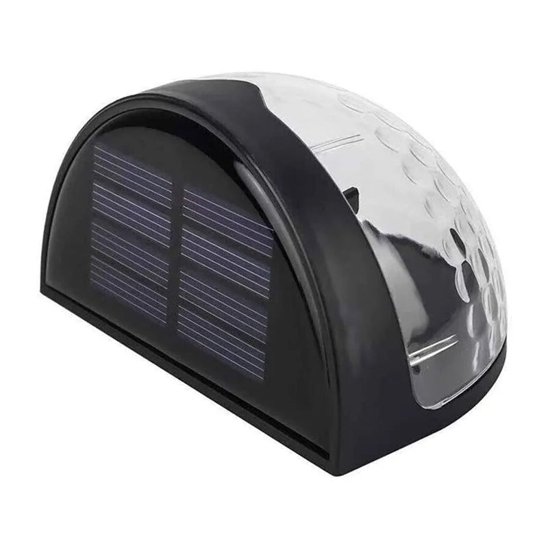 6-18pcs Solar Powered LED Wall Lights Door Fence Light Outdoor Garden Lamp Lights