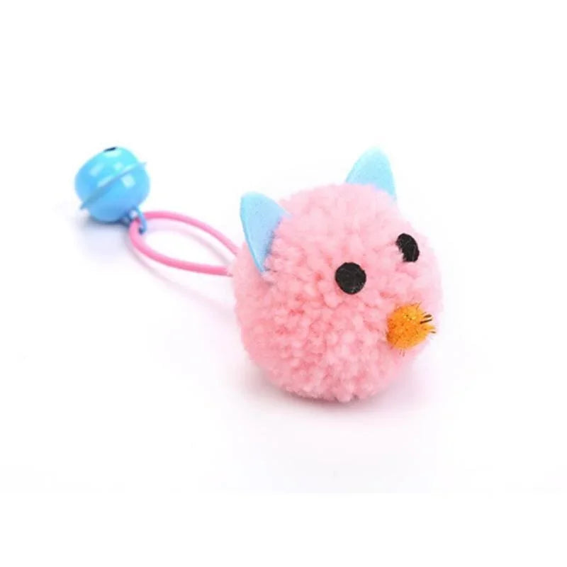 Cat Toy Interactive Plush Mouse Head Shaped Pet Toys With Bell Pet Supplies   аксесуари для котів   gatos