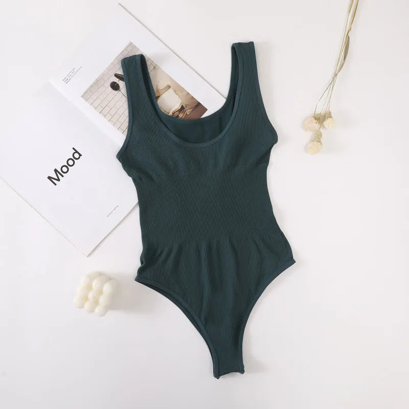 Women Non-wire Bra And Panties Set Seamless Underwear Lingerie Set Tummy Control Shapewear Slimming Thong Female Jumpsuit