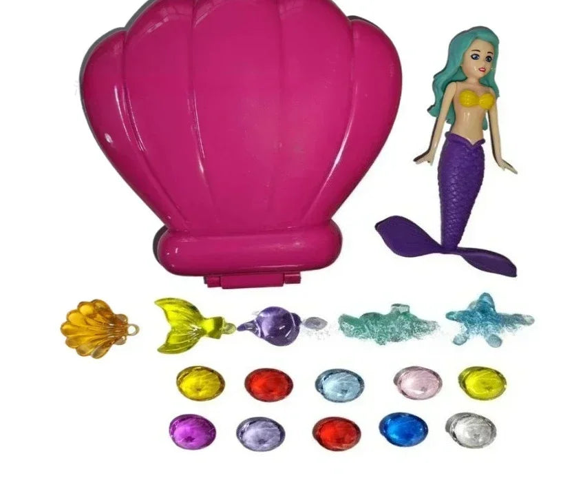 Mermaid Pool Toy Shell Funny Spin Princess Floats Summer Swimming Water Toys Magical Floating Shell Gifts Bath Toys Toddler Toys