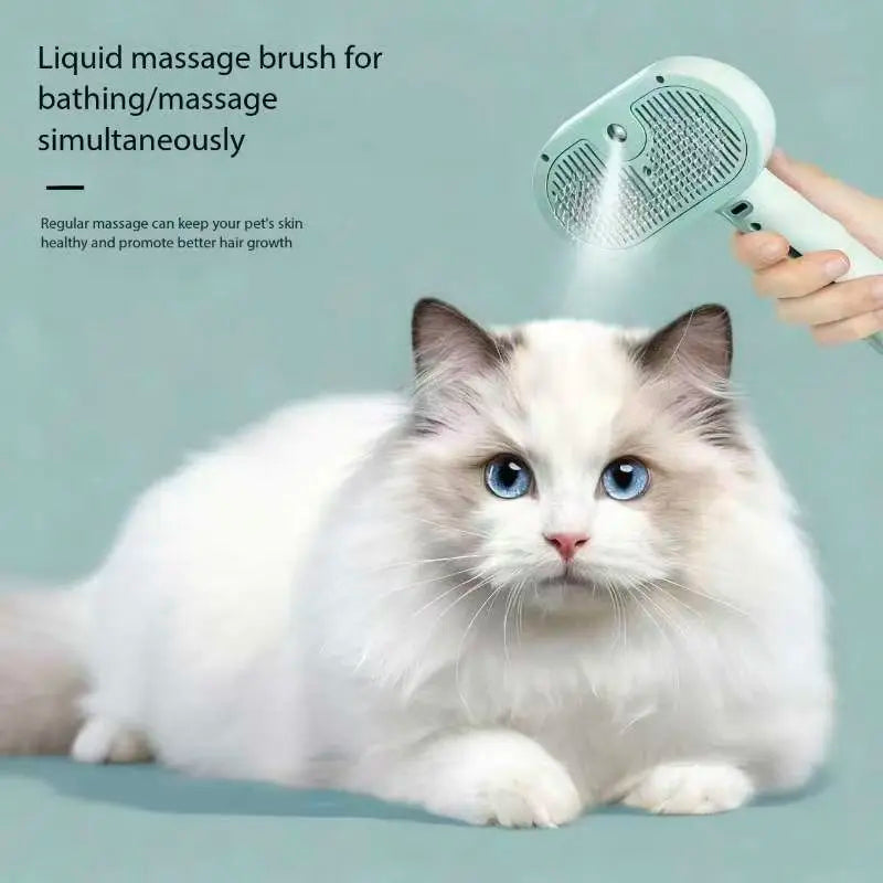 Pet spray comb needle comb cat spray comb floating hair brush massage and cleaning