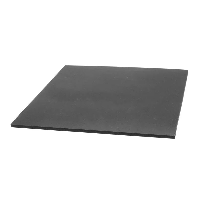 1pc Black Square Smooth Finish Rubber Sheet High Temperature Chemical Resistance Rubber Plate 152*152*3mm best