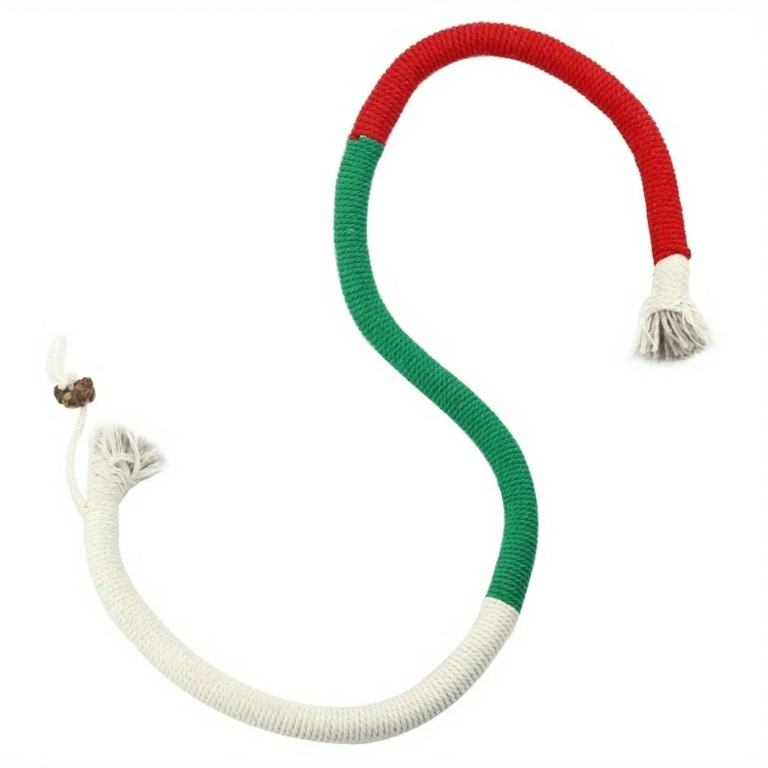 Cotton Cat Chew Toy for Teeth Cleaning, Catnip Rope Toys for Indoor Cats,Nibbling Exercise, Interactive Cat Nip Teething Toys fo
