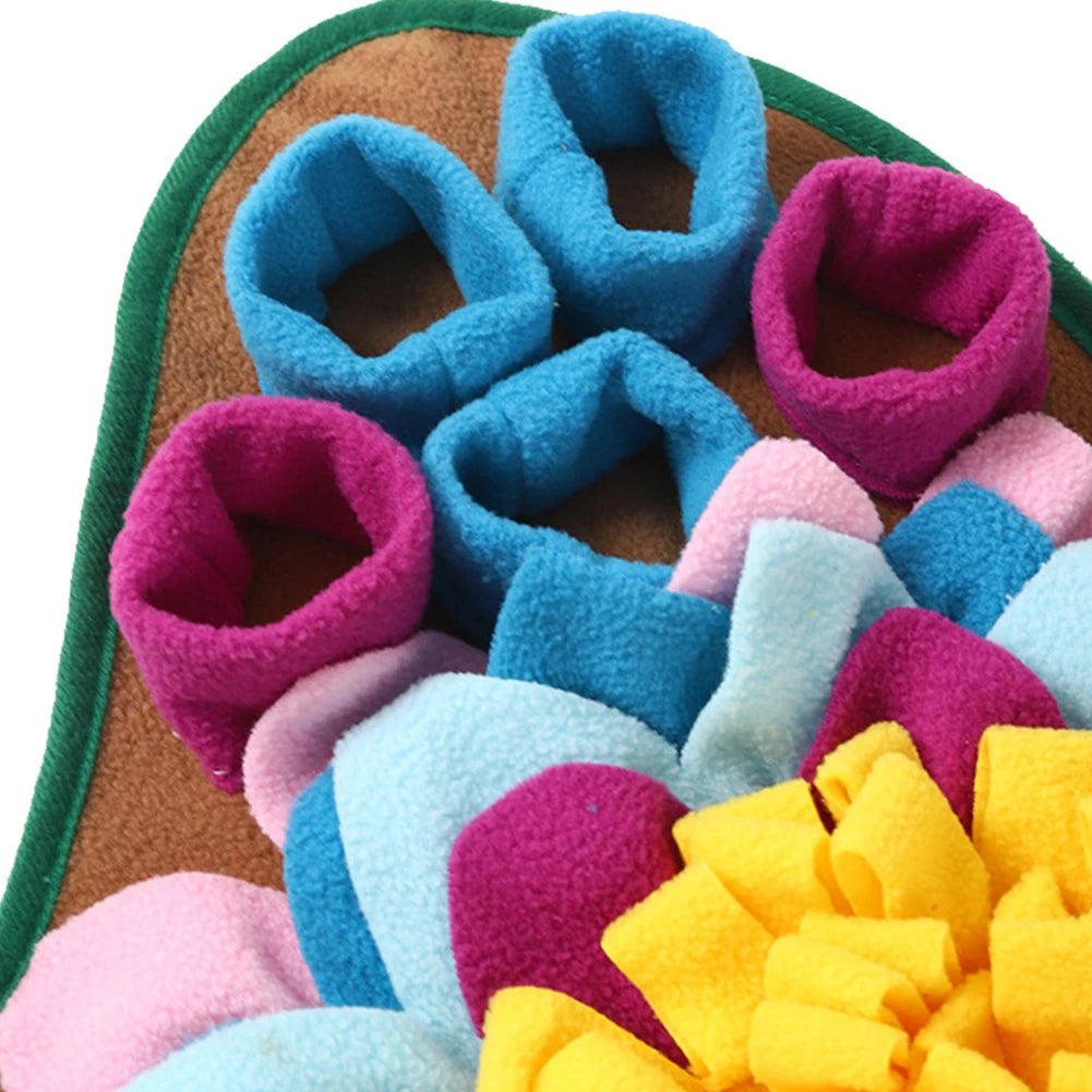 Pet Snuffle Feeding Mat Nosework Feeding Mat Dog Training Pad for Cats Dogs Portable Travel Use for Slow Eating & Smell Training