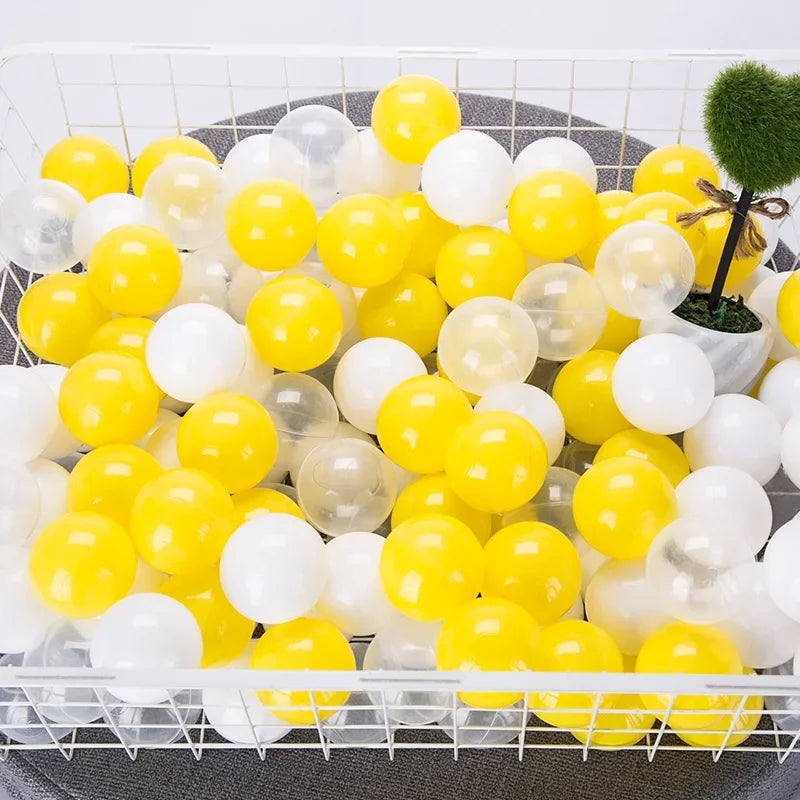 50pcs Colorful Love Star Plastic Ocean Ball Pits Eco-Friendly Funny Baby Kid Swim Pit Play Toy Water Pool Ocean Wave Balls Gifts