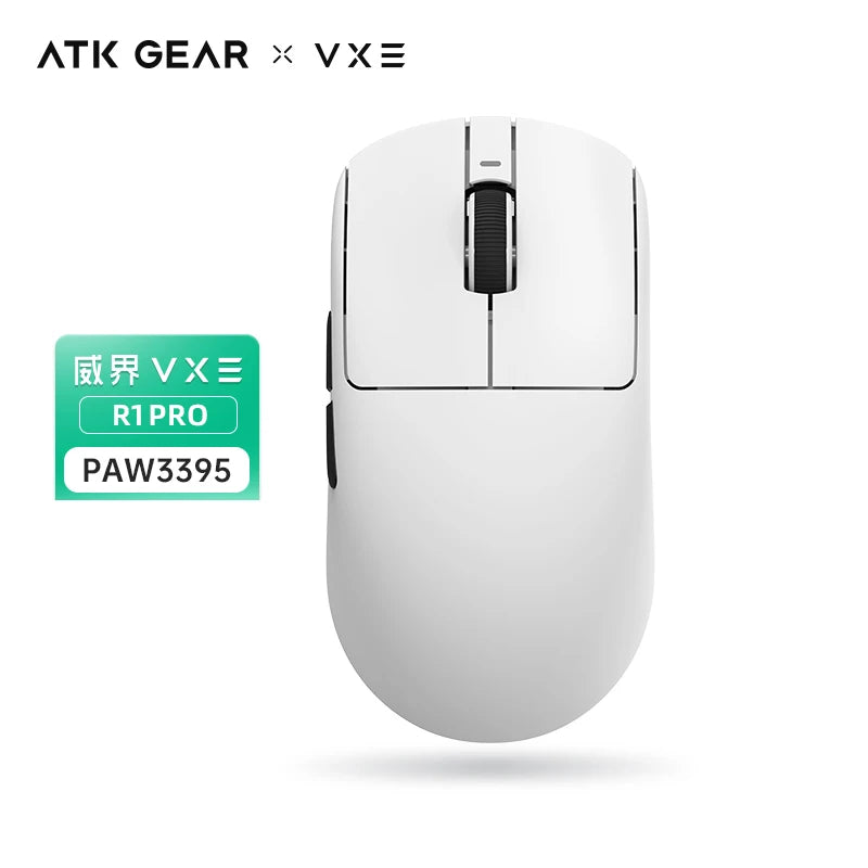 VXE Dragonfly R1 Series Gaming Mouse 2.4G Wireless Mouse Rechargeable Gamer Paw3395 Lightweight Ergonomic Wireless Mouse Esport
