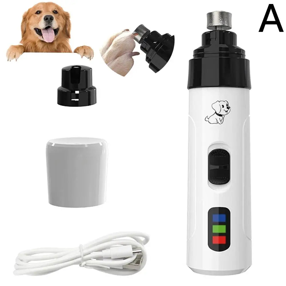 Electric Pet Nail Clippers USB Rechargeable Dog Nail Grinder Portable Small Dog Cat Nail Pet Grooming Tool For Cat Big And Small