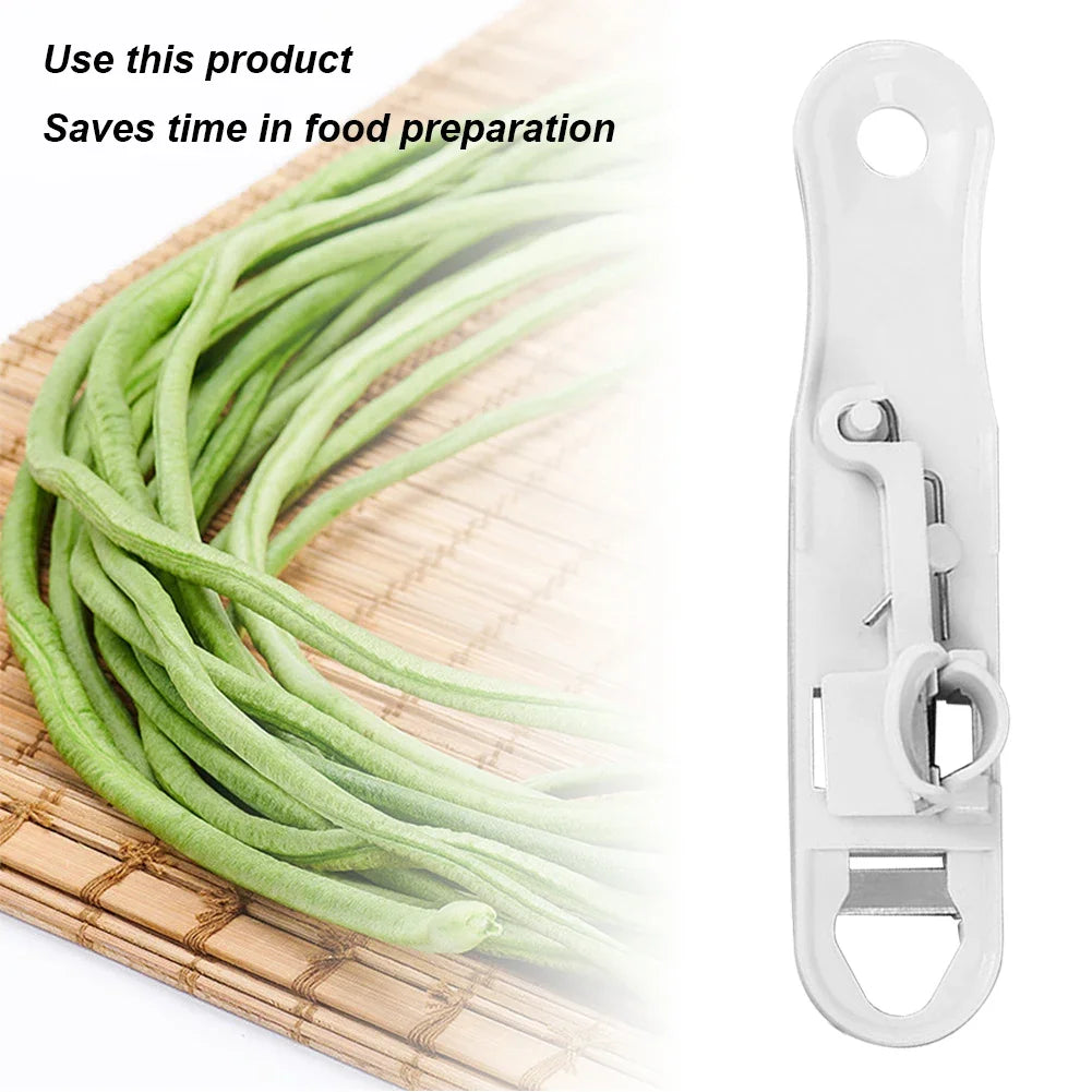 1-4PCS Green Bean Slicer Sharp Bean Cutter Vegetable Slicer Runner Cutter Kitchen Tool Stainless Steel Vegetable Chopper Cutter