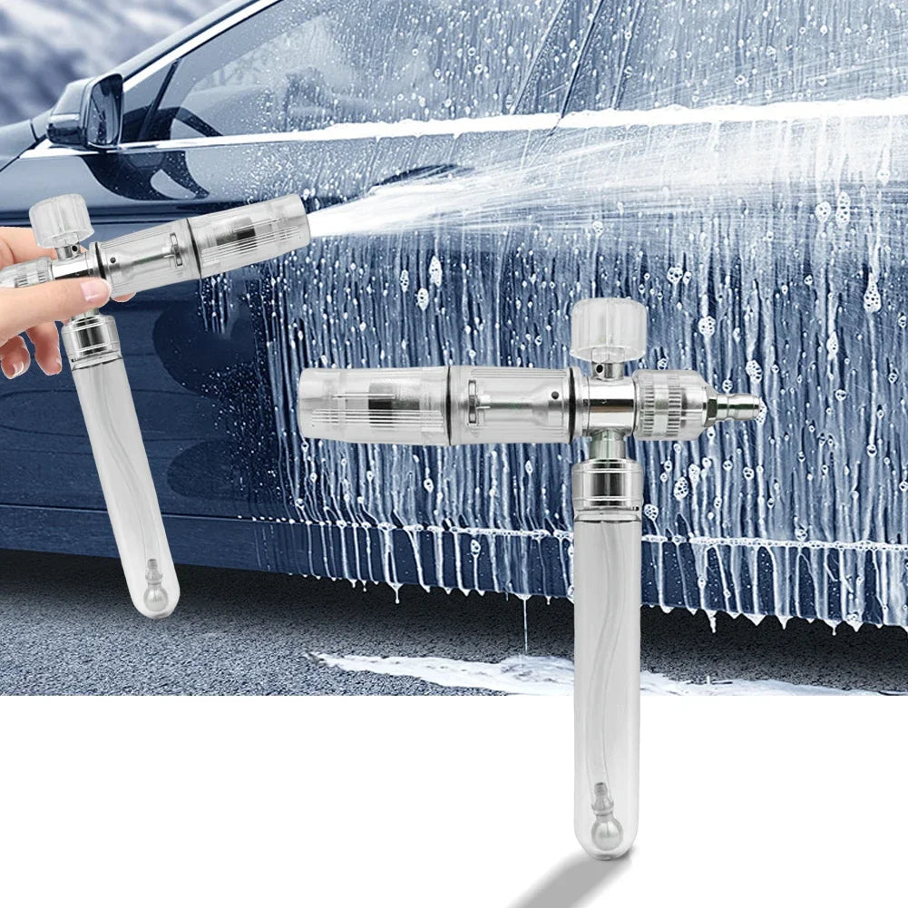 35ml Soap Foam Sprayer With 1/4 Inch Quick Connector 4500psi Pressure Washer Gun Adjustable Car Wash Cleaning Foam Spray Bottle