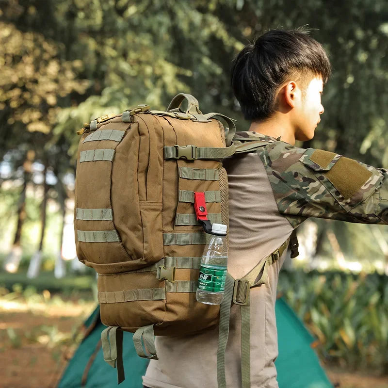 Webbing Water Bottle Holder Climbing Carabiner Belt Backpack Hanger Hooks Clip Multifunction Water Bottle Nylon Buckle Hook Clip